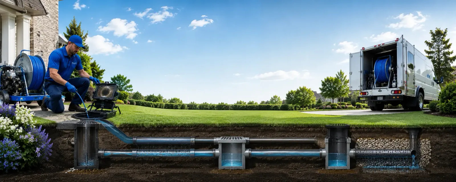 Outdoor drain cleaning information for Camden, TN